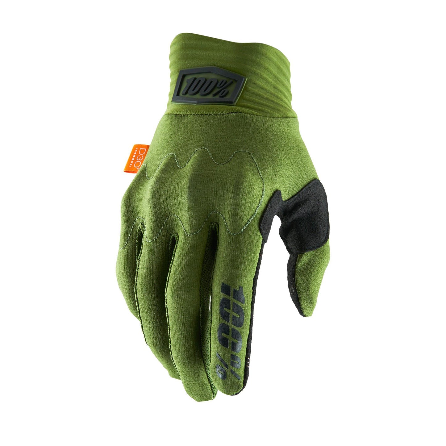 100% Cognito D30 Glove Army Green / Black