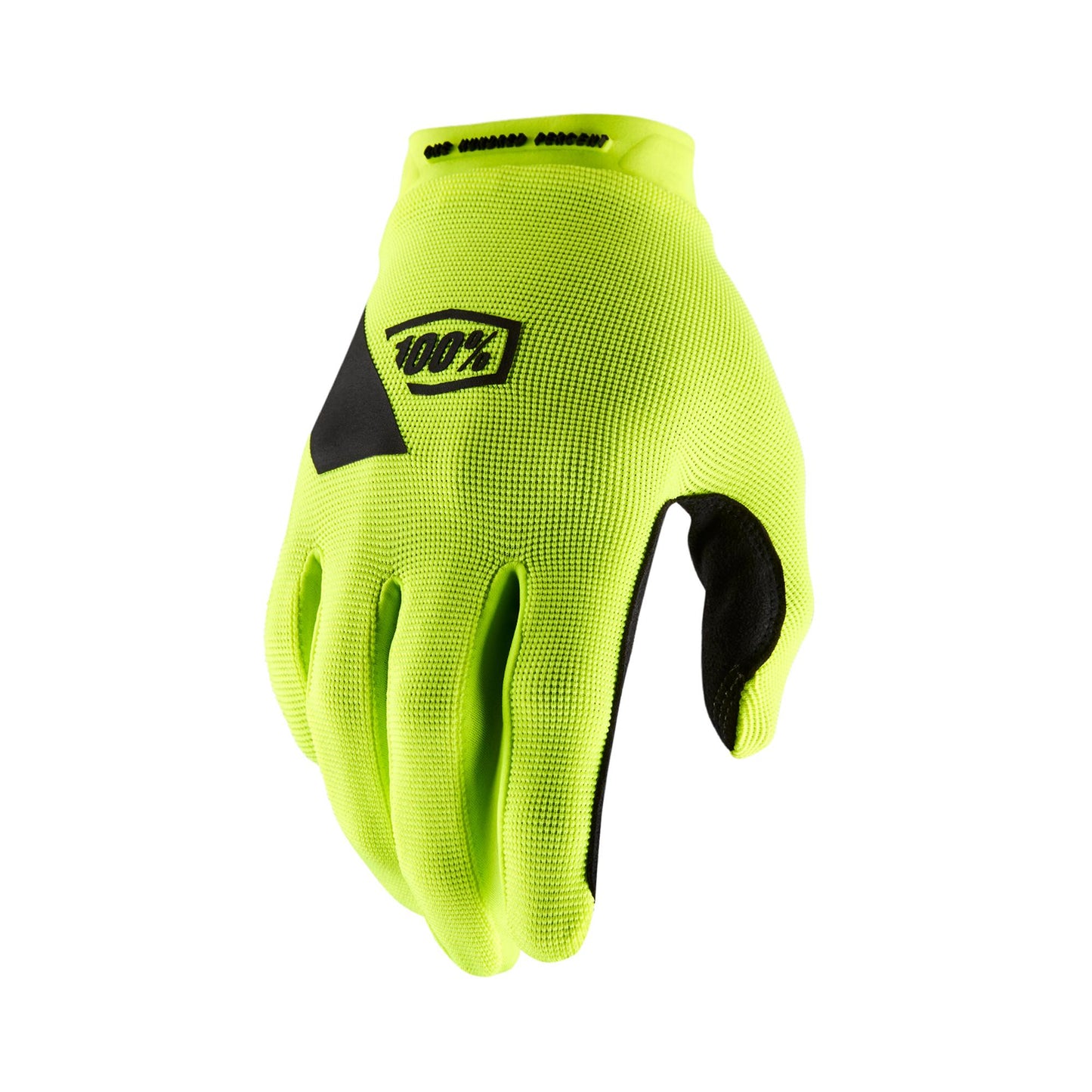 100% Ridecamp Glove Fluo Yellow