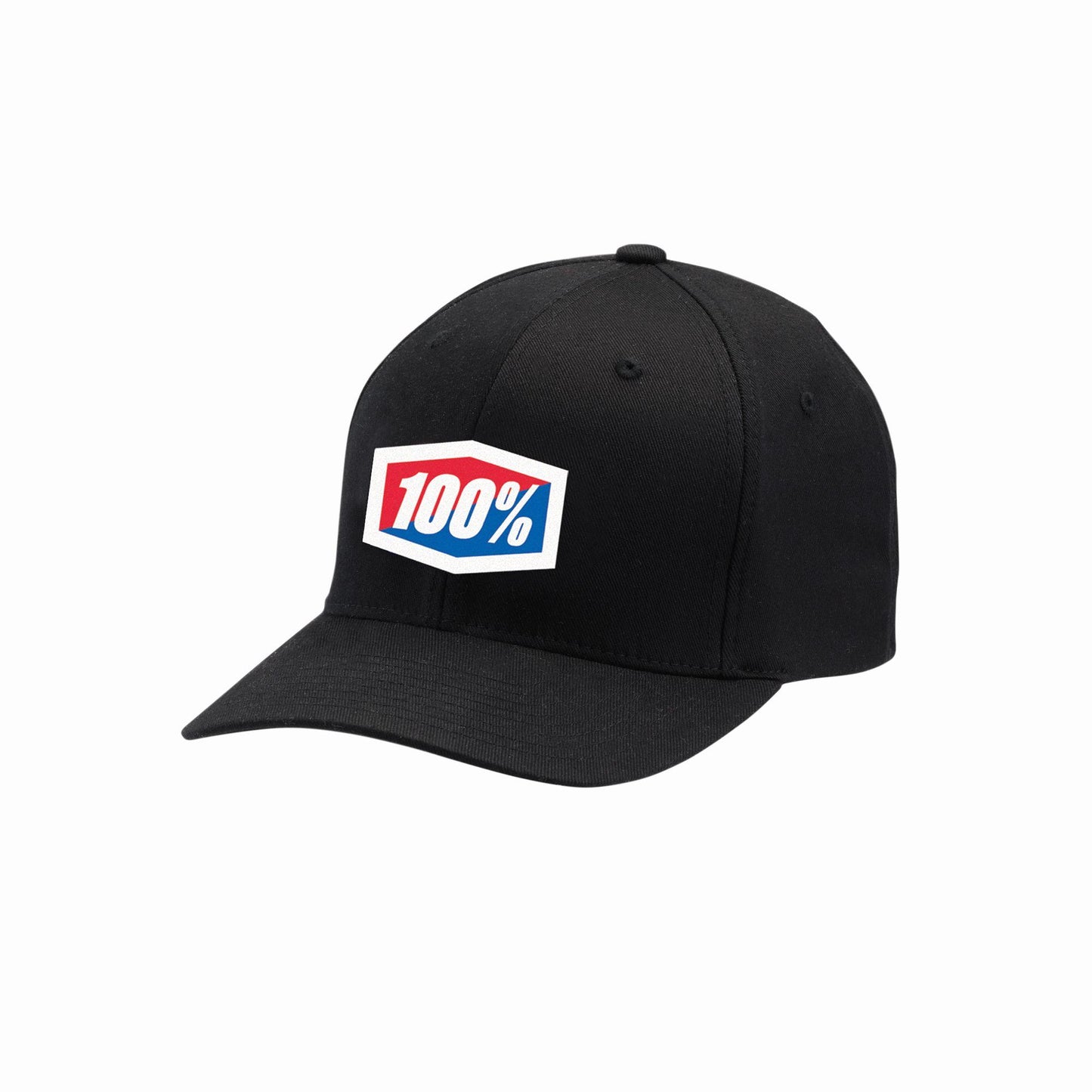 100% Official Flexfit Hat Black L / XL