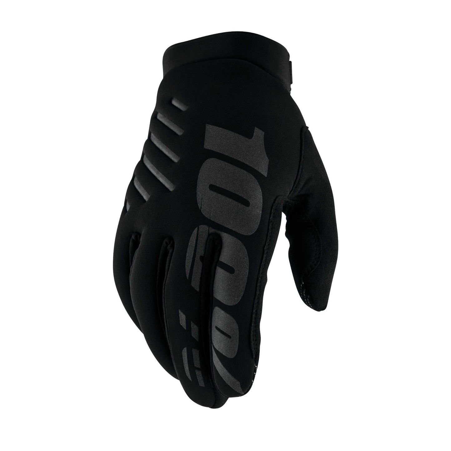 100% Brisker Cold Weather Youth Glove Black / Grey