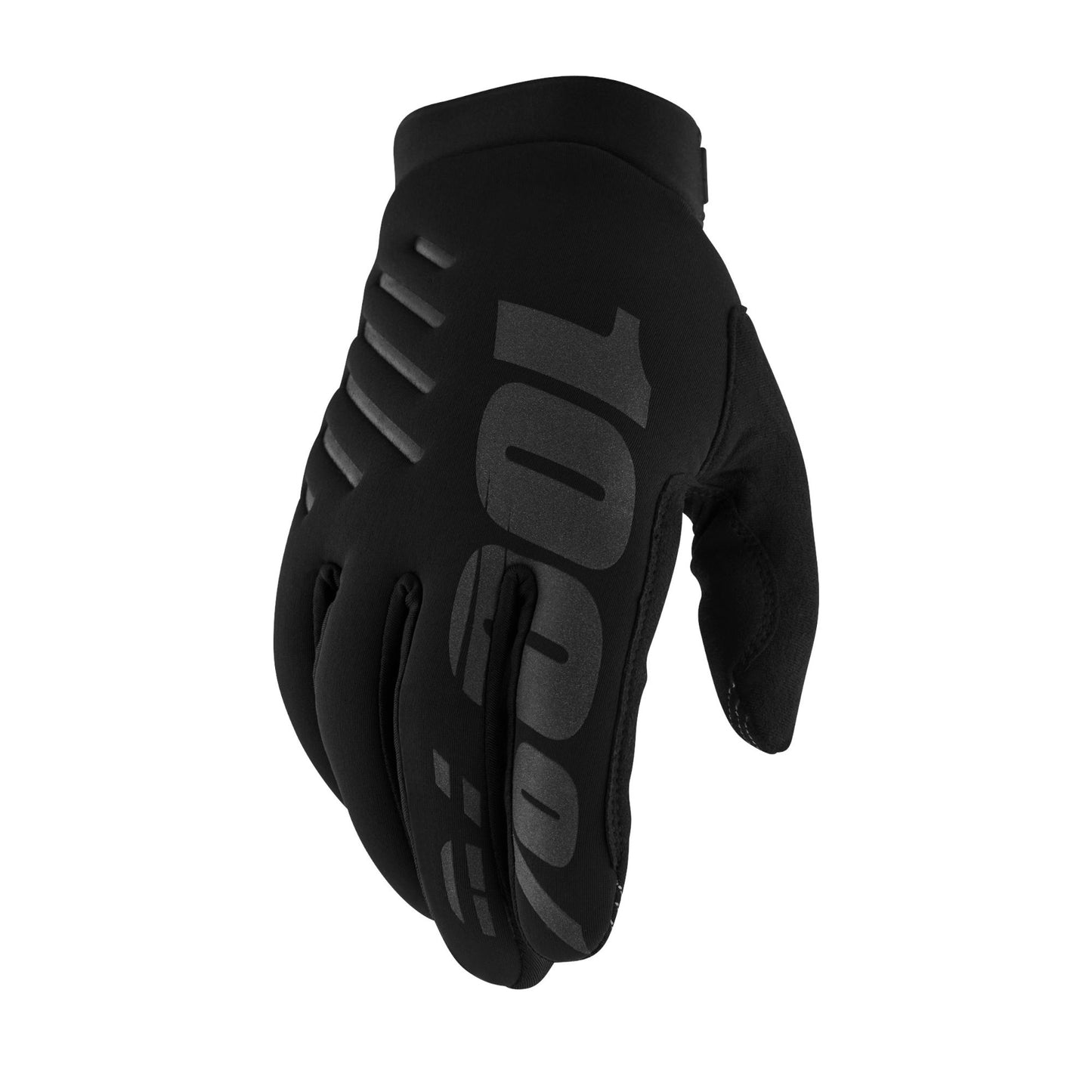 100% Brisker Women's Cold Weather Glove Black / Grey