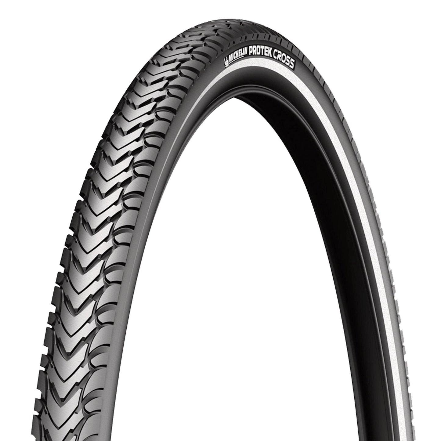 Michelin Protek Cross Tyre 700 x 47c Black / Reflective (47-622)
