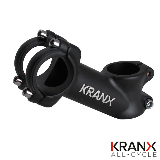 KranX 31.8mm Alloy 35 Rise A/Head 1 1/8" Stem in Black
